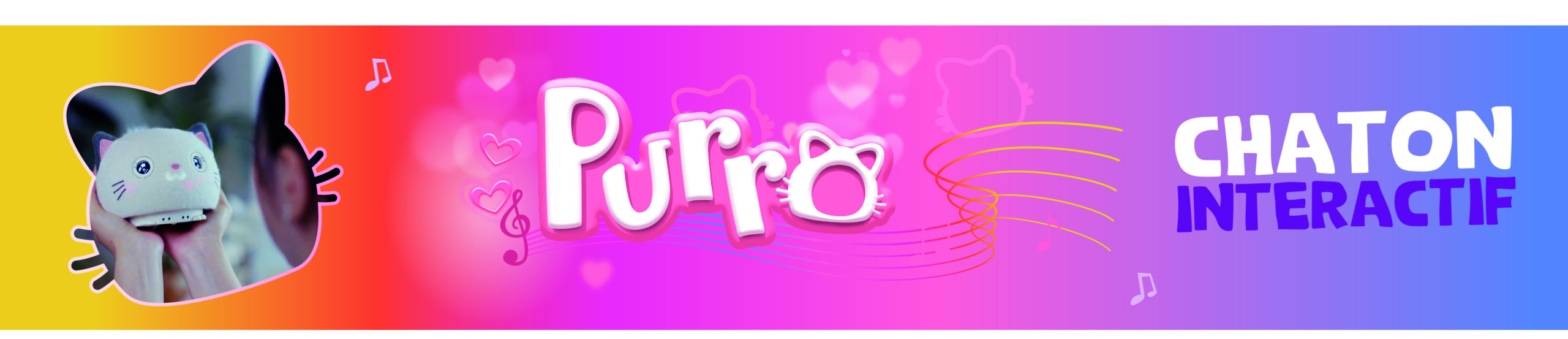 Purro chat interactif bandeau