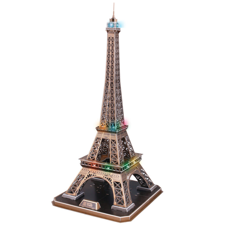 Maquette 3D Tour Eiffel lumineuse LED