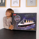 Maquette 3D Titanic lumineuse LED
