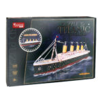 Maquette 3D Titanic lumineuse LED