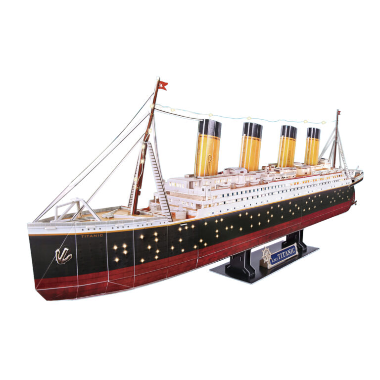 Maquette 3D Titanic lumineuse LED