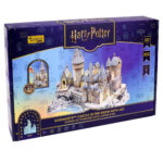 Maquette 3D lumineuse Château de Poudlard enneigé