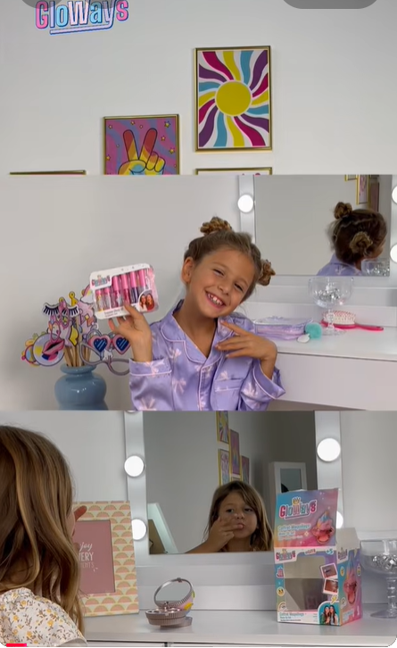 Palette de maquillage et sac à dos avec maquillage Gloways